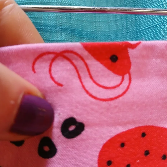 Nooworks Pink and Green Rayon Garment - Picture 4 of 5